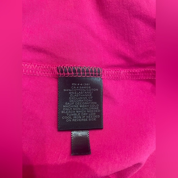 Lauren Ralph Lauren Woman’s Pink Top Blouse Size Large - Picture 5 of 6